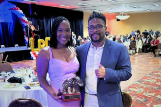 KJ and Jovani at Baltimore City Lincoln Reagan Douglass Dinner.